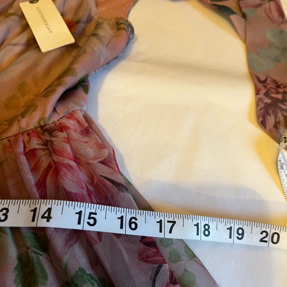 NWT Anthropologie size 2 Isabella tiered square neck maxi dress - Picture 12 of 14